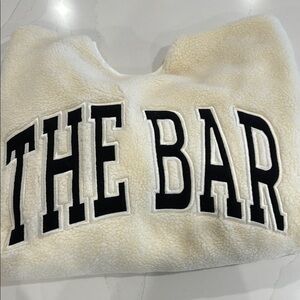 The Bar Apres Ski Collection Cream Sherpa Pullover